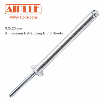 3.2x25 Aluminium Extra Long Blind Rivets