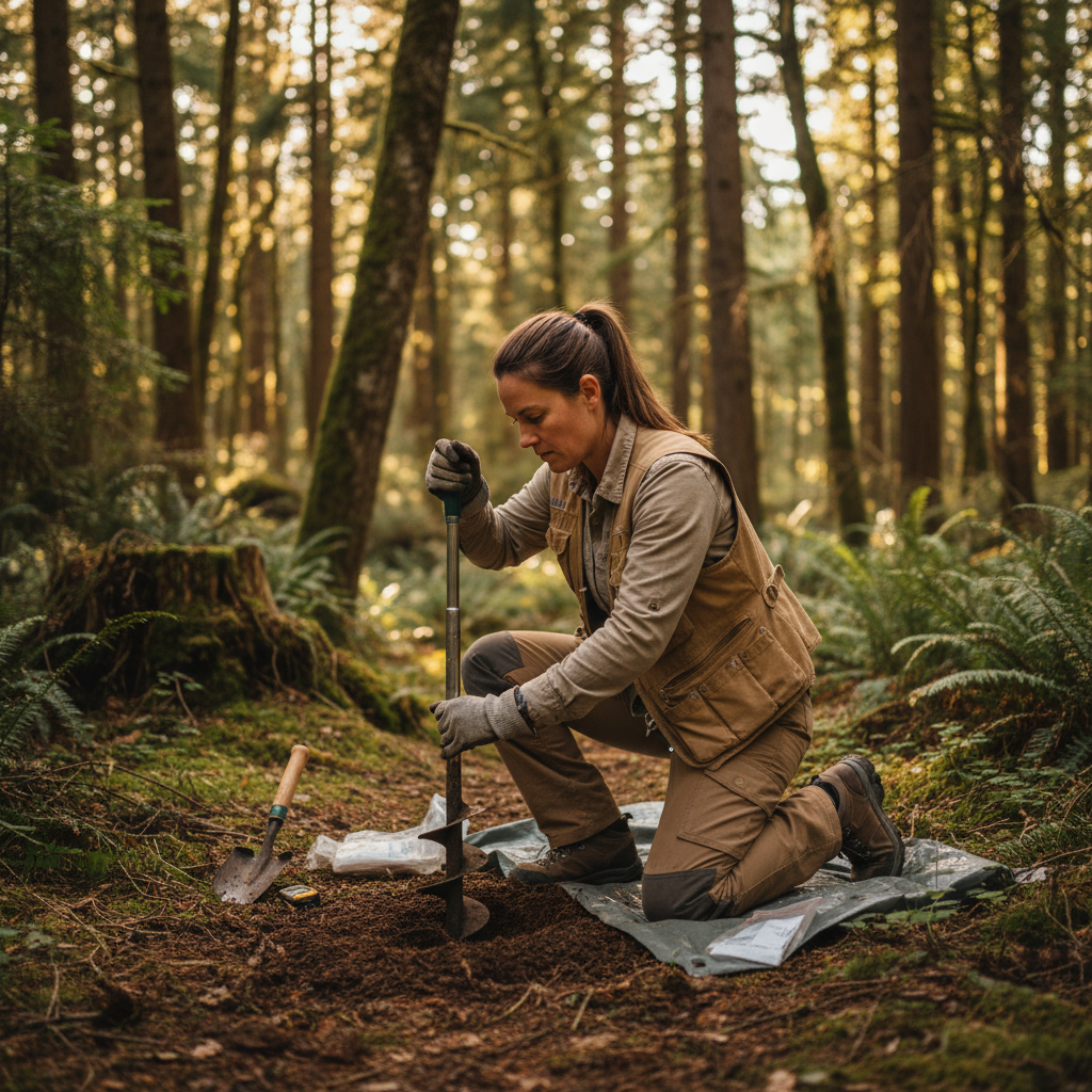 Soil Sample Testing For Forestry Management