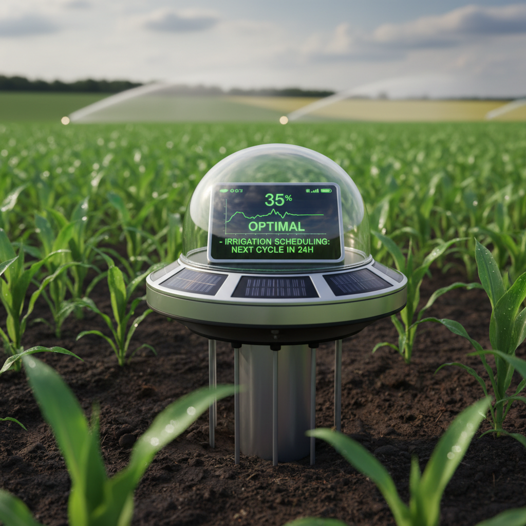 Soil Moisture Analyzer For Irrigation Scheduling