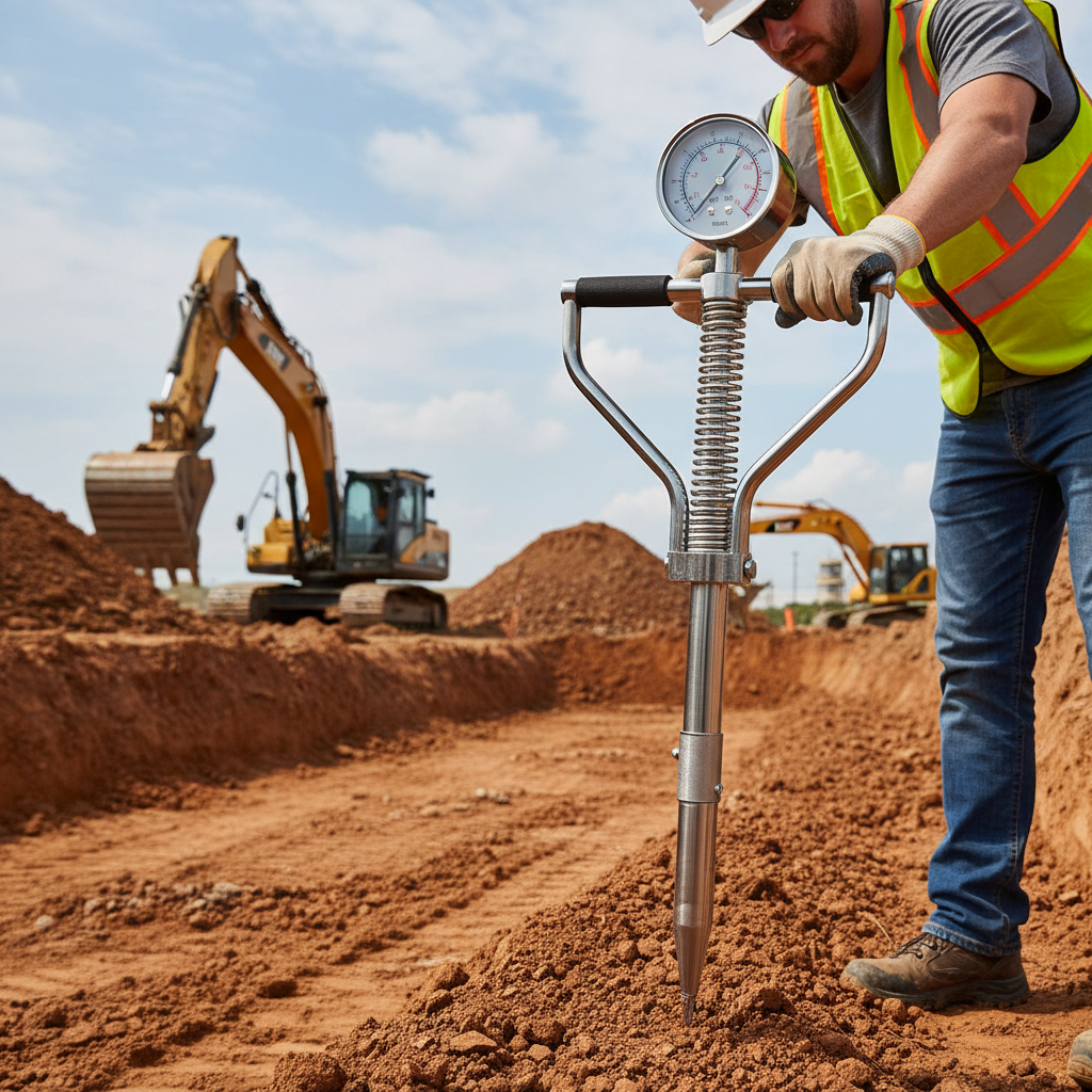Soil Firmness Tester For Earthwork Construction