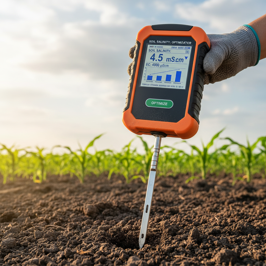 Soil Salinity Analyzer For Fertilizer Optimization