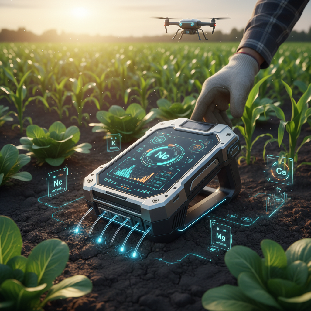 Soil Element Analyzer For Fertilizer Optimization