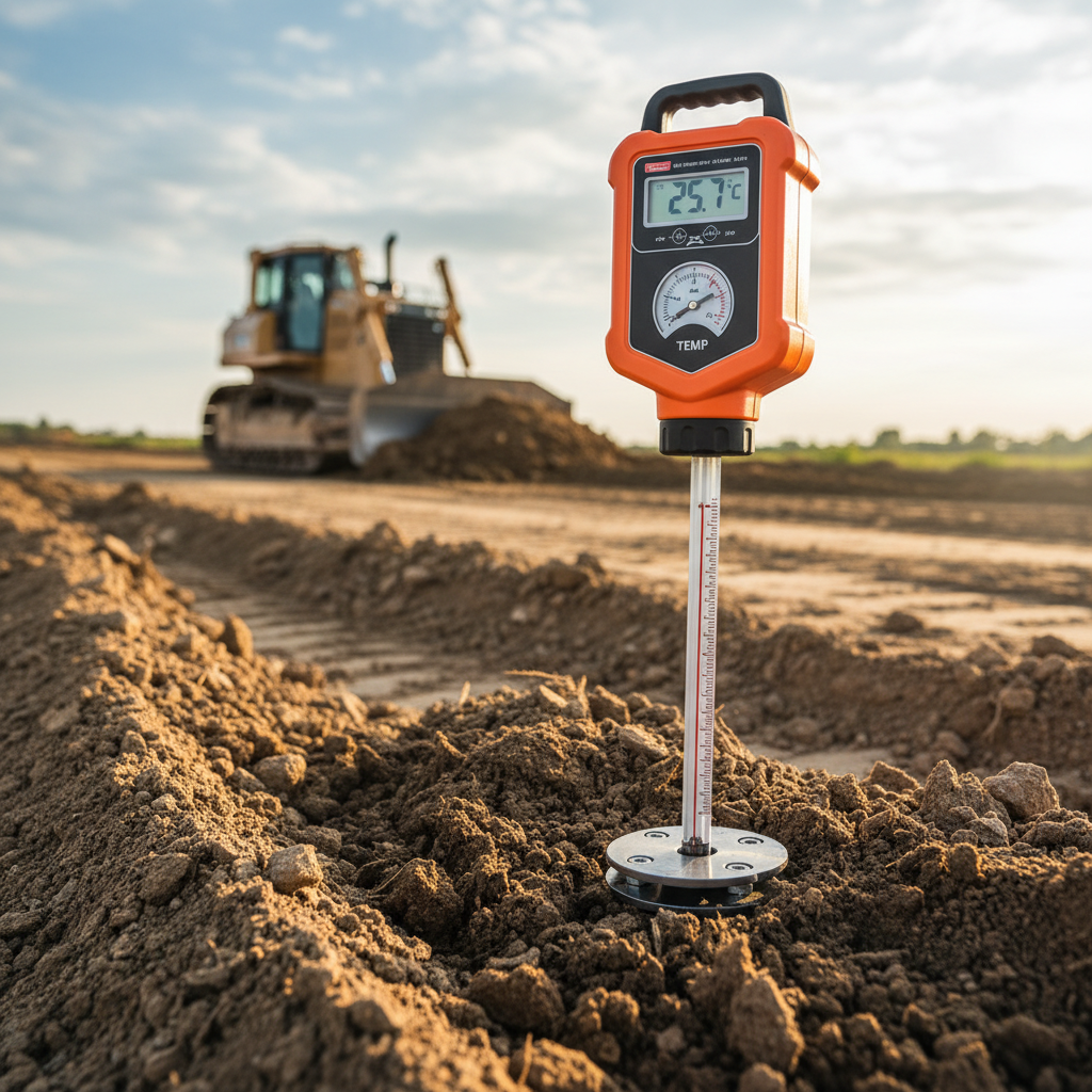 Soil Thermometer For Earthwork Construction