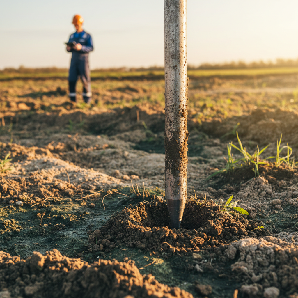 Soil Sample Probe For Land Remediation