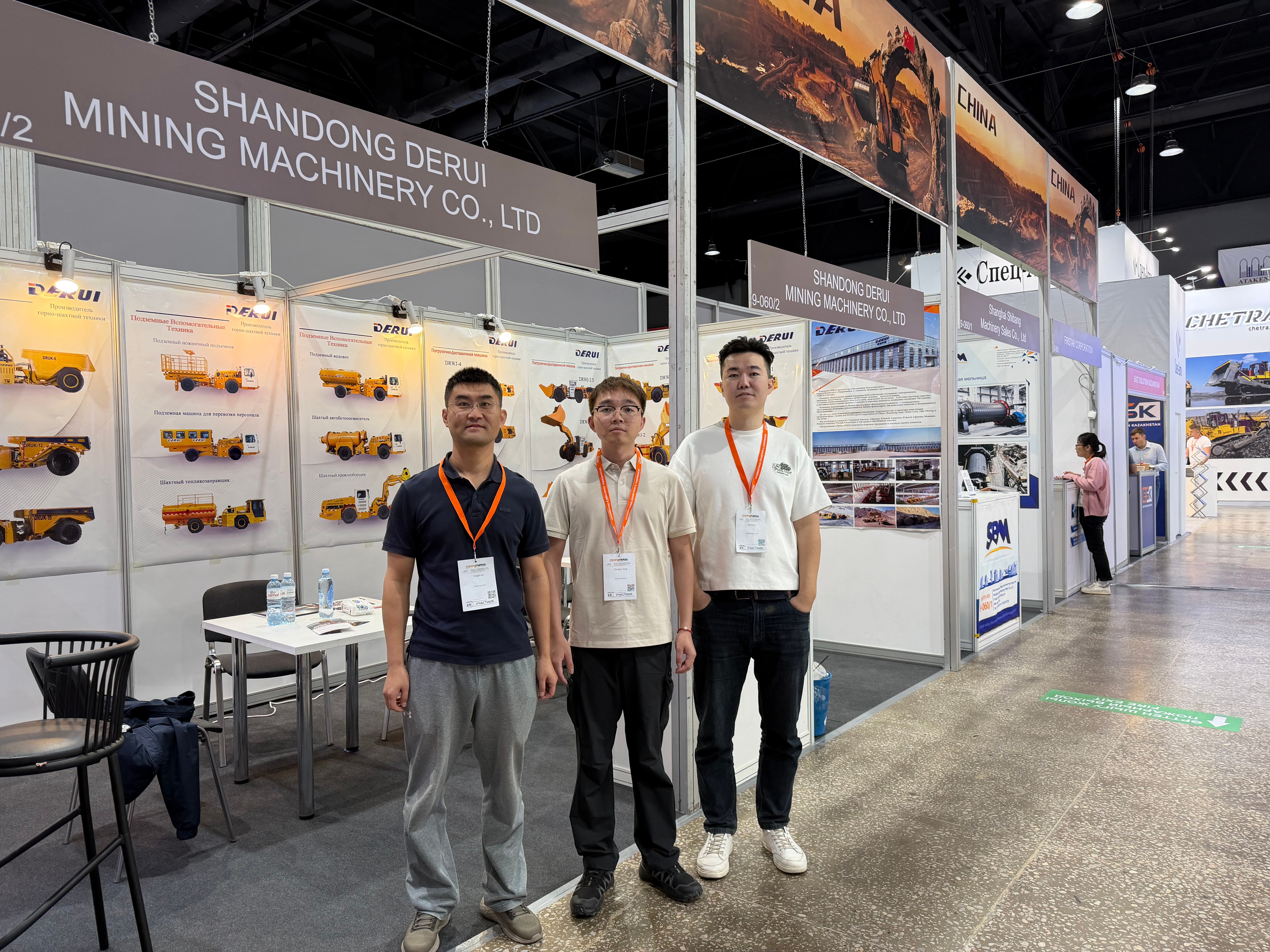 A Shandong Derui Machinery participou da Kazcomak 2026 em Almaty, Cazaquistão.
