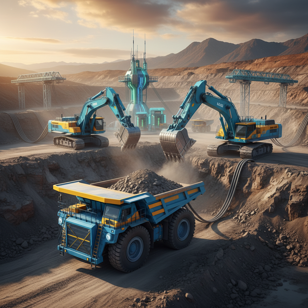 Electric Mining Trucks For Heavy-Duty Mining Excavation