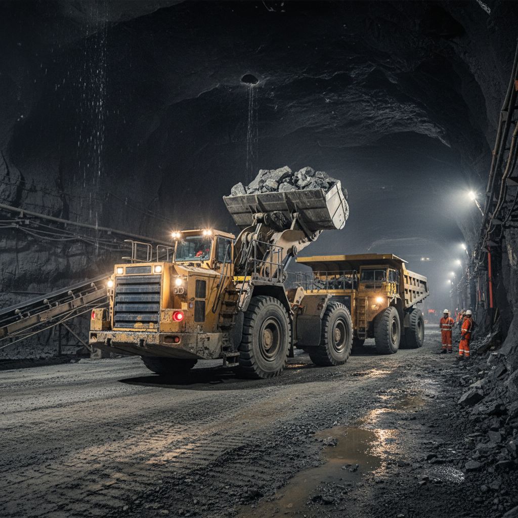 Underground Loader For Heavy-Duty Mining Excavation