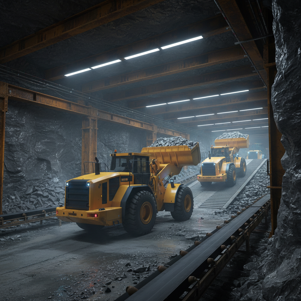 Electric Loaders For Efficient Underground Material Transport