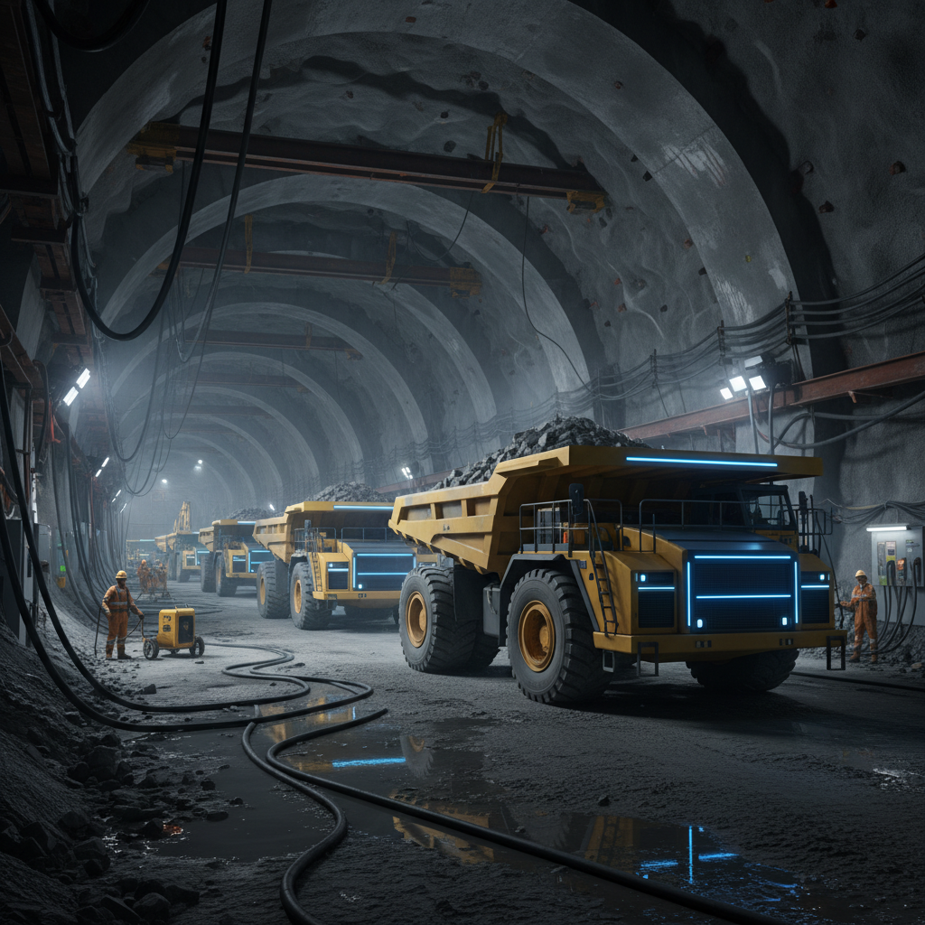 Electric Mining Trucks For Tunneling And Subterranean Construction