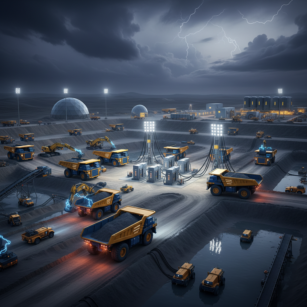 Electric Mining Trucks For Comprehensive Mining Site Operations