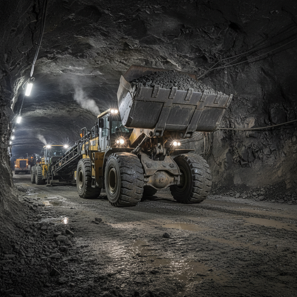 Loader Equipment For Efficient Underground Material Transport