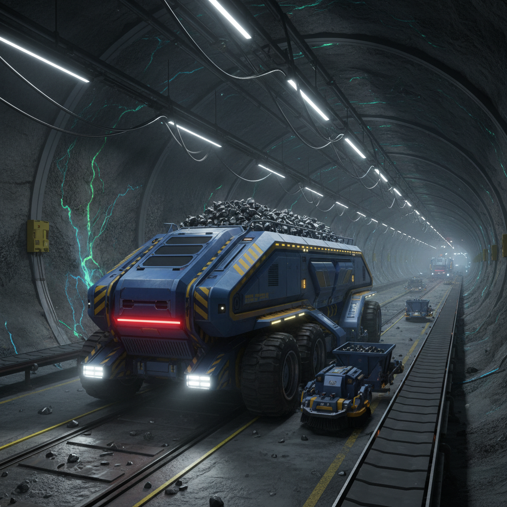 Electric Mining Equipment For Efficient Underground Material Transport