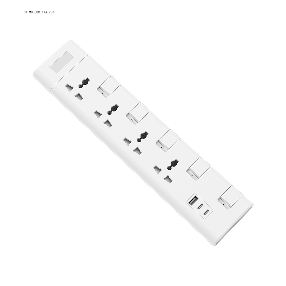 HK-M855UC 1A+2C USB Extension Socket