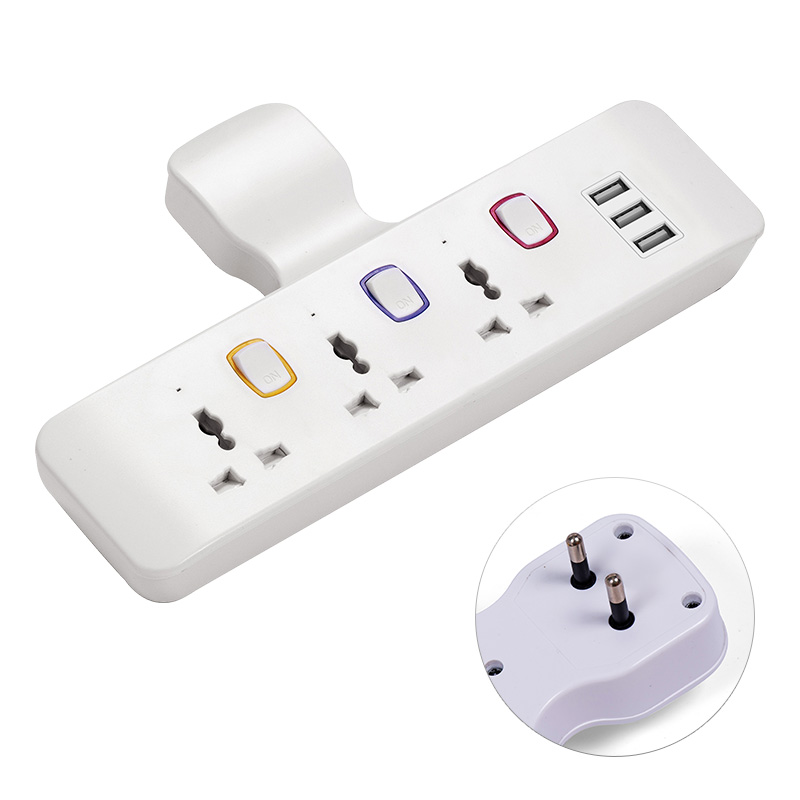 Universal Travel Adapter Worldwide All-in-One International Power Adapter with 3 USB Ports & AC Socket for Travel Home Office