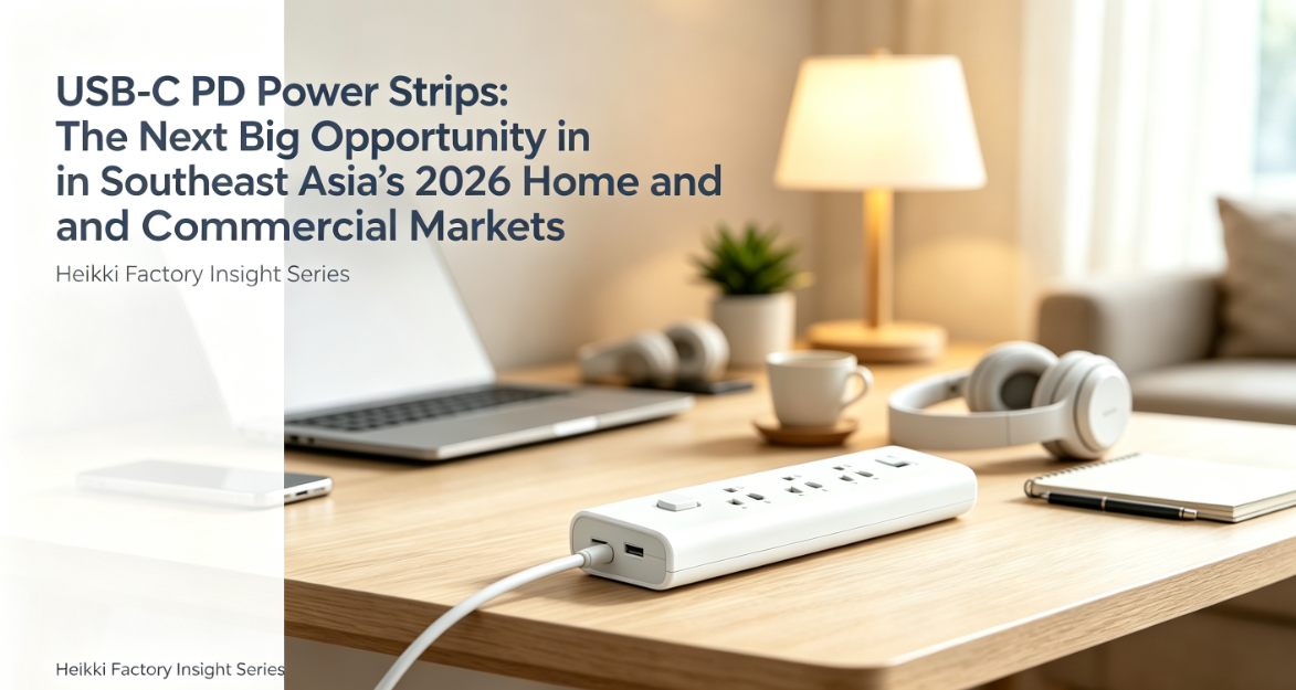 Power strip market trend in Southeast Asia 2026：demand for smart & fast‑charging socket