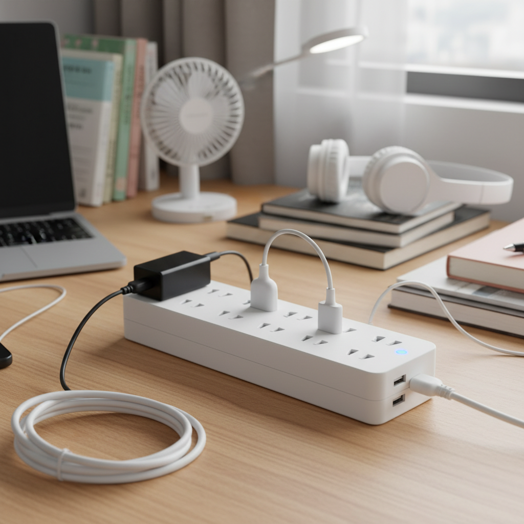 Extension Socket With Usb Ports For Student Dormitories