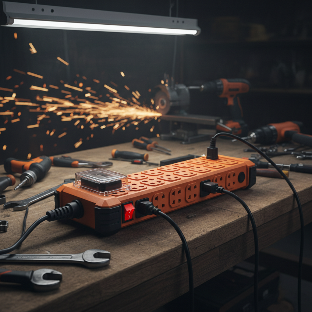 Multi Plug Extension Board For Workshops And Light Industrial Use