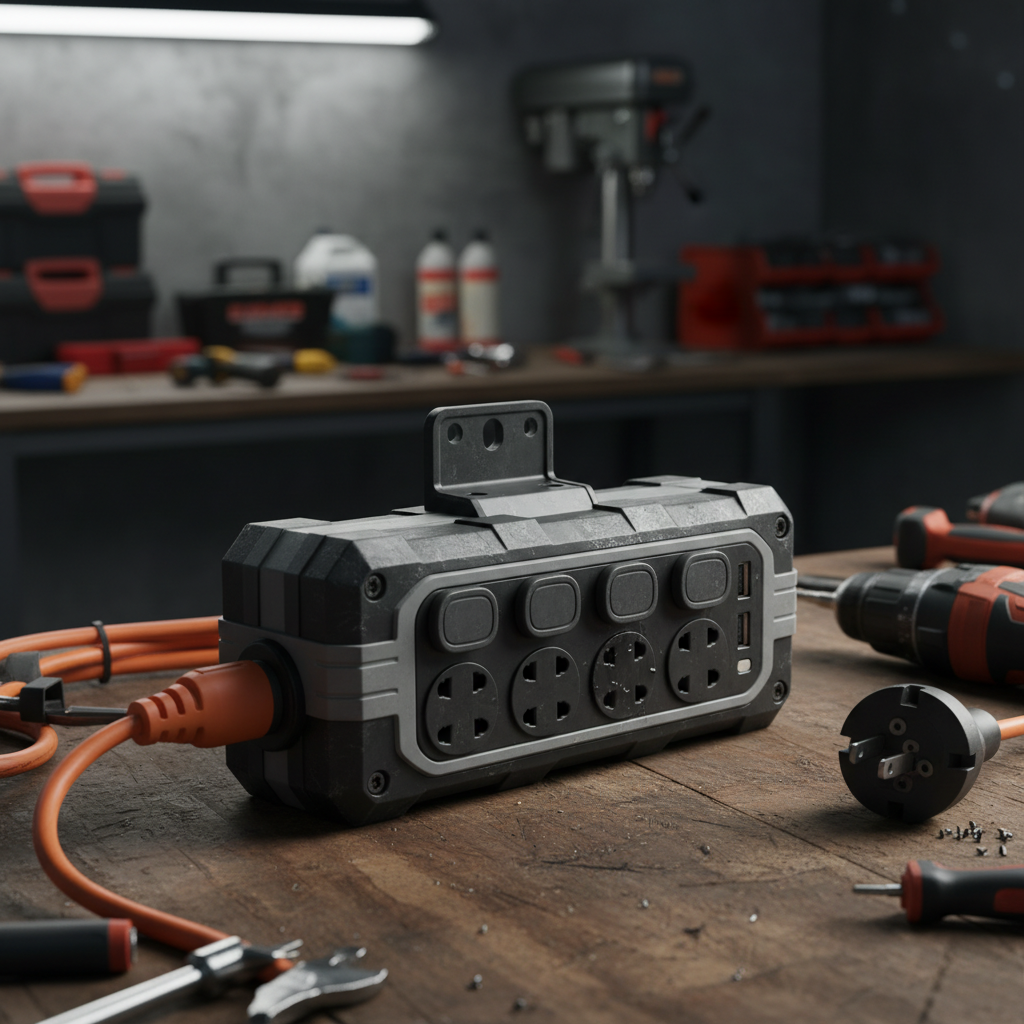 Extension Lead With Usb For Workshops And Light Industrial Use