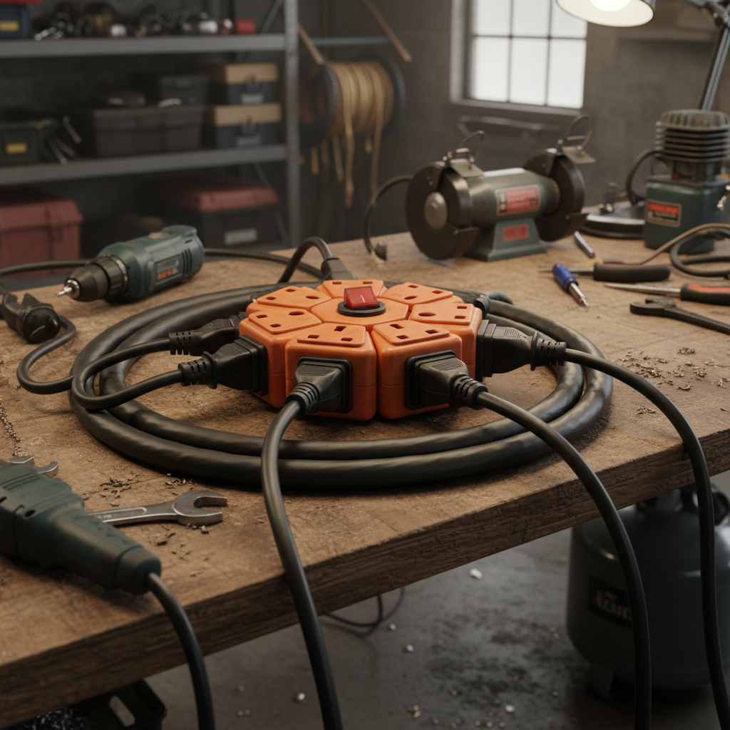 Universal Extension Lead For Workshops And Light Industrial Use