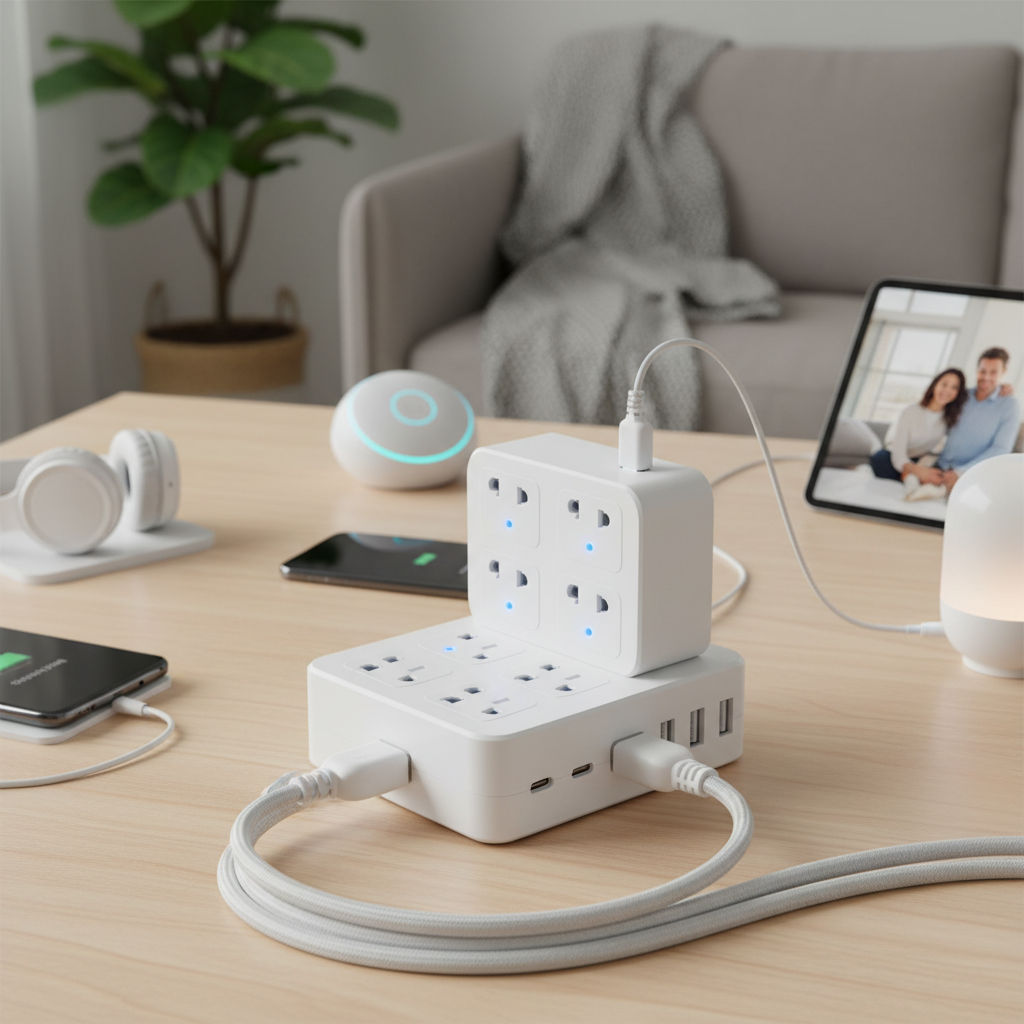 Smart Extension Socket For Home And Family Use