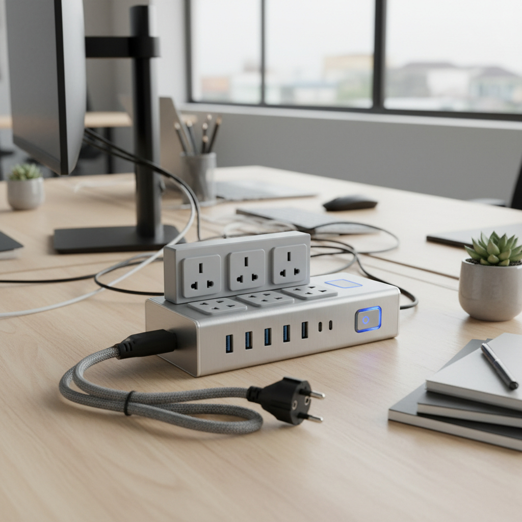 Thai Extension Socket For Office Desks And Workstations