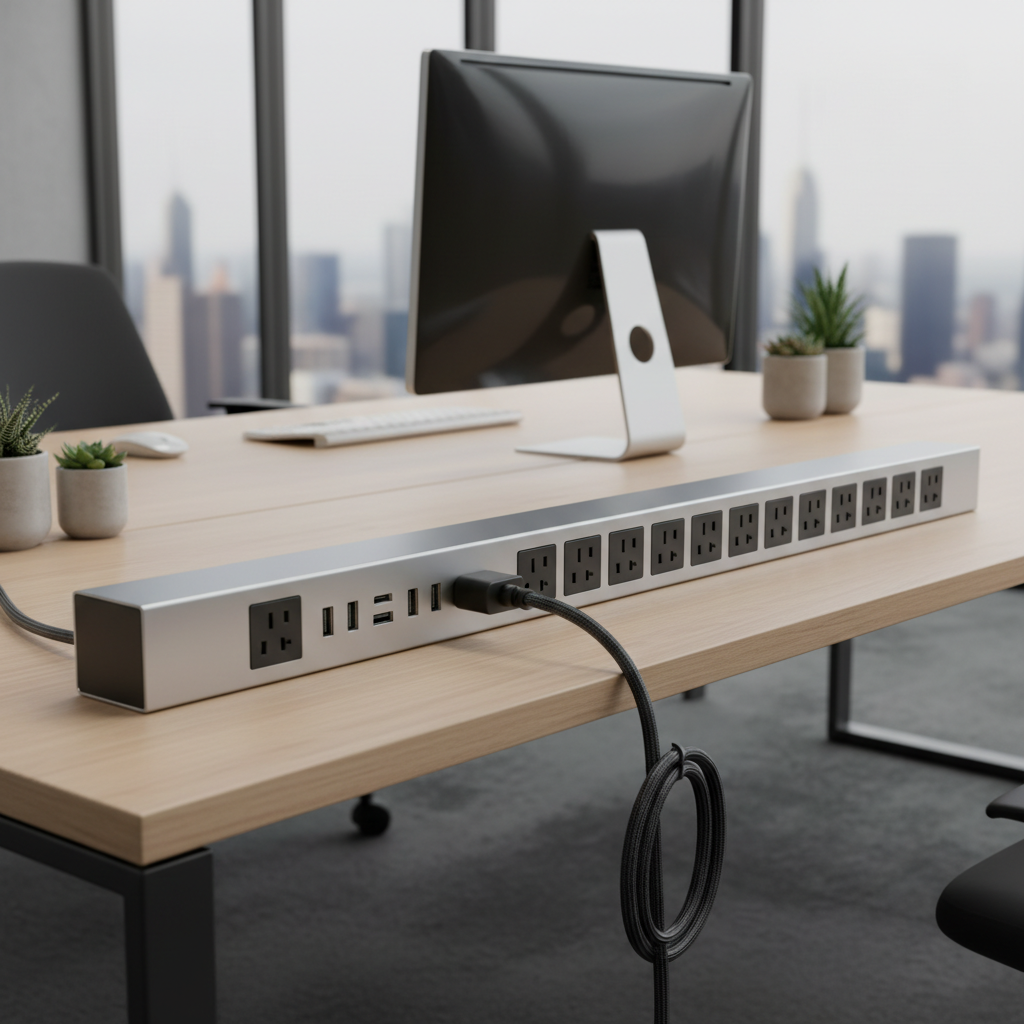 Universal Extension Lead For Office Desks And Workstations