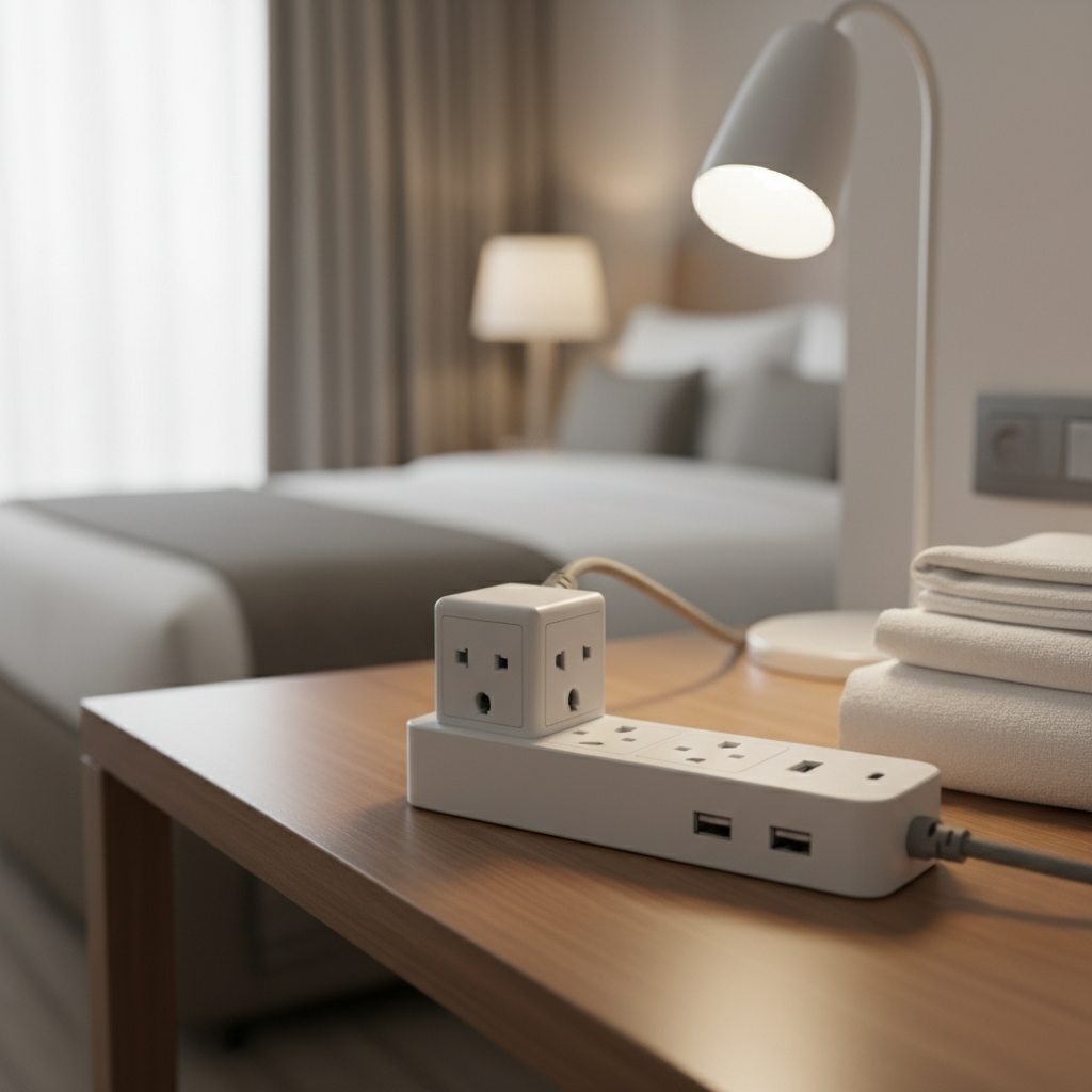 EU/KC Extension Socket For Hotel And Hospitality Rooms
