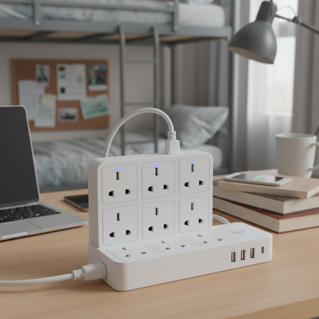 Uk Extension Socket For Student Dormitories