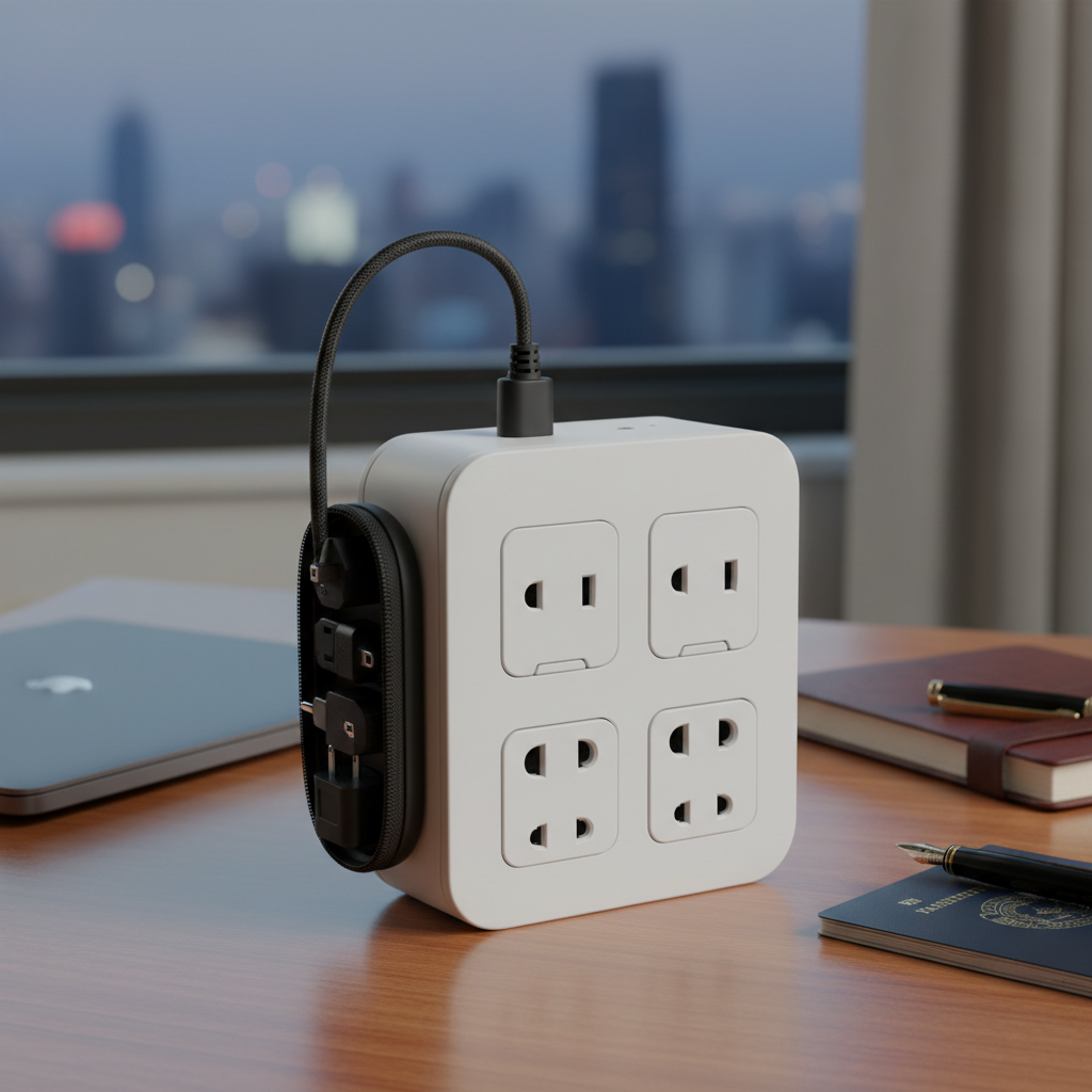 Multi Socket Extension Lead For Business Travel