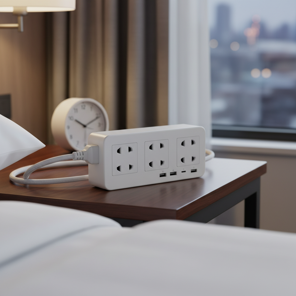 Uk Extension Lead For Hotel And Hospitality Rooms