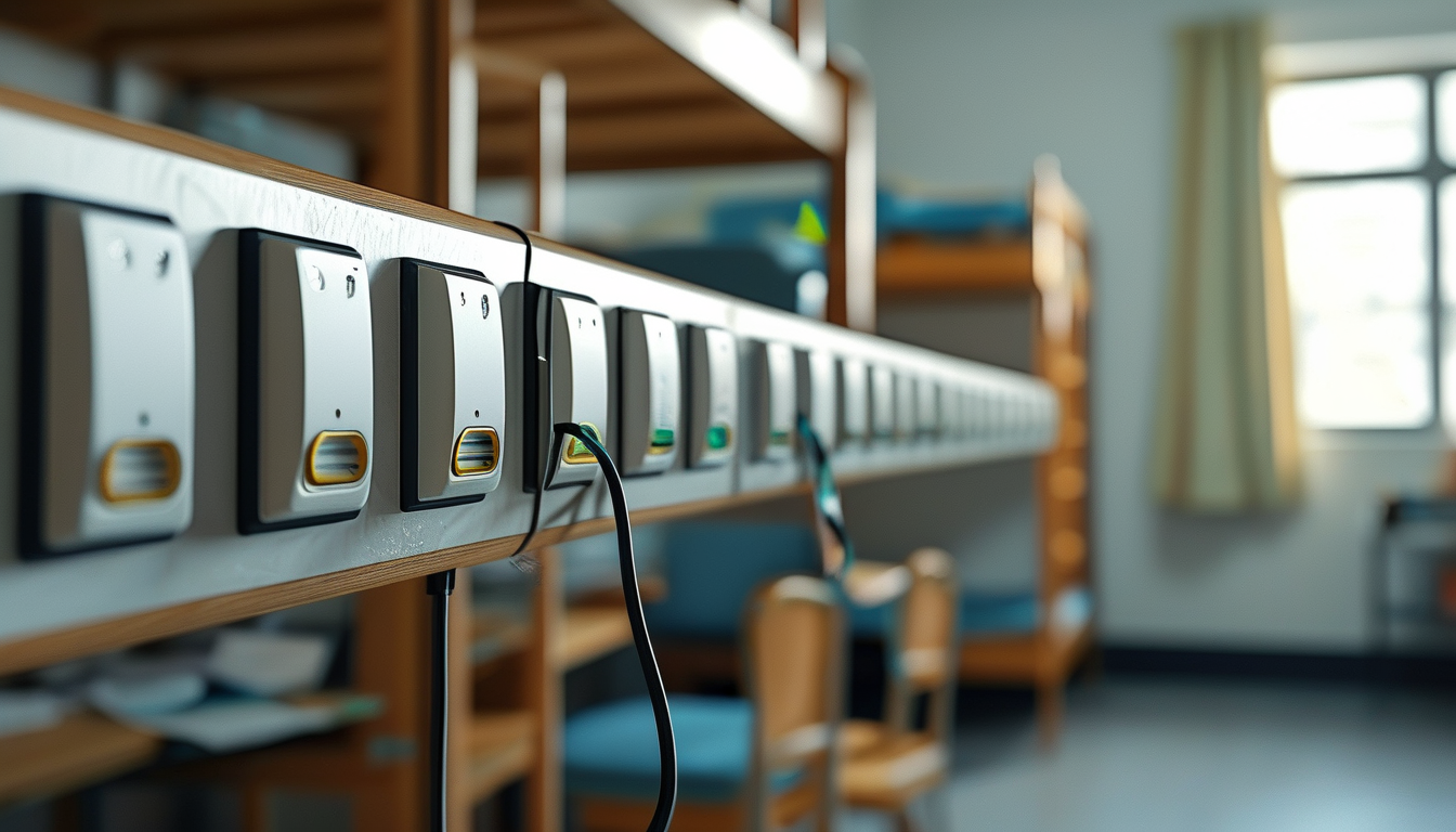 Power Strip With Surge Protection For Student Dormitories