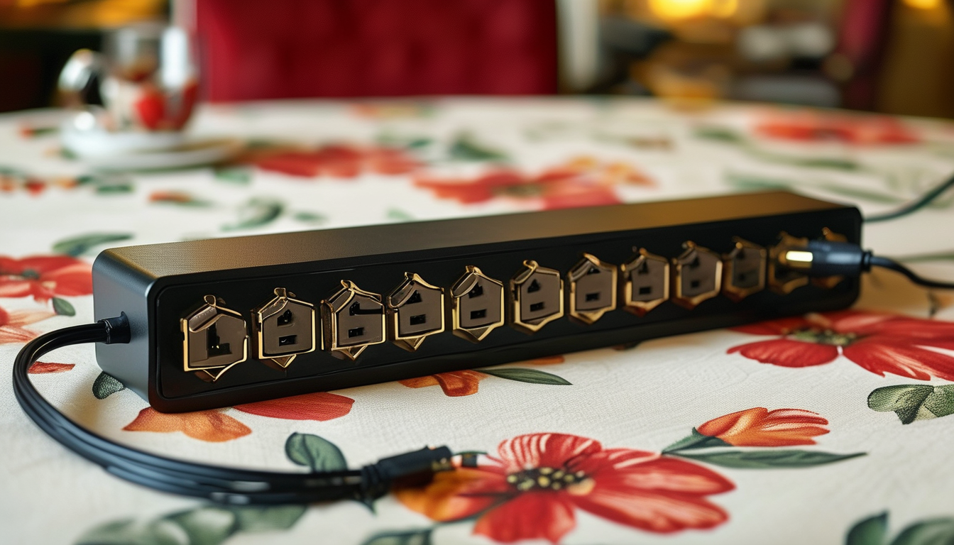 Multi Socket Extension Lead For Hotel And Hospitality Rooms