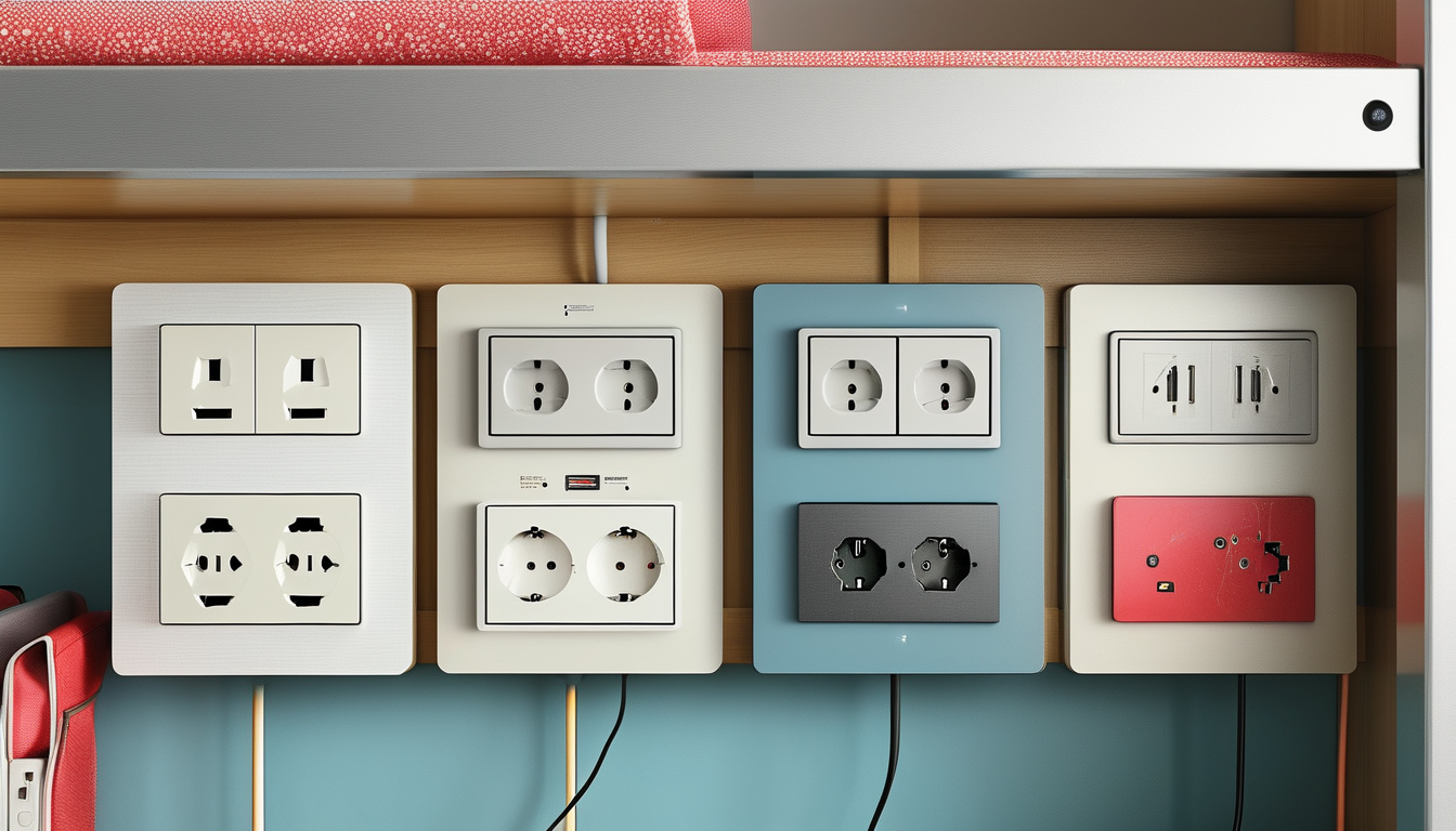 Multi Plug Extension Board For Student Dormitories