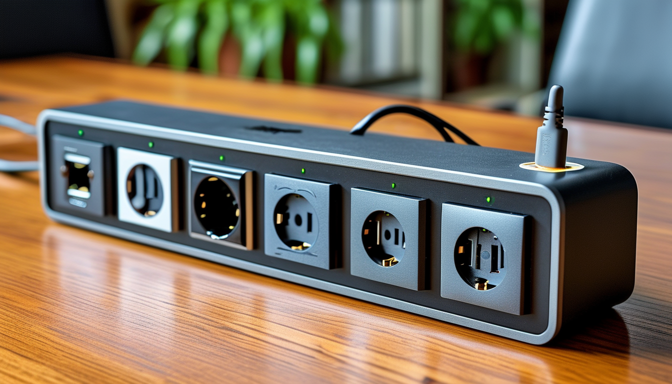 Extension Socket With Usb Ports For Conference And Meeting Rooms