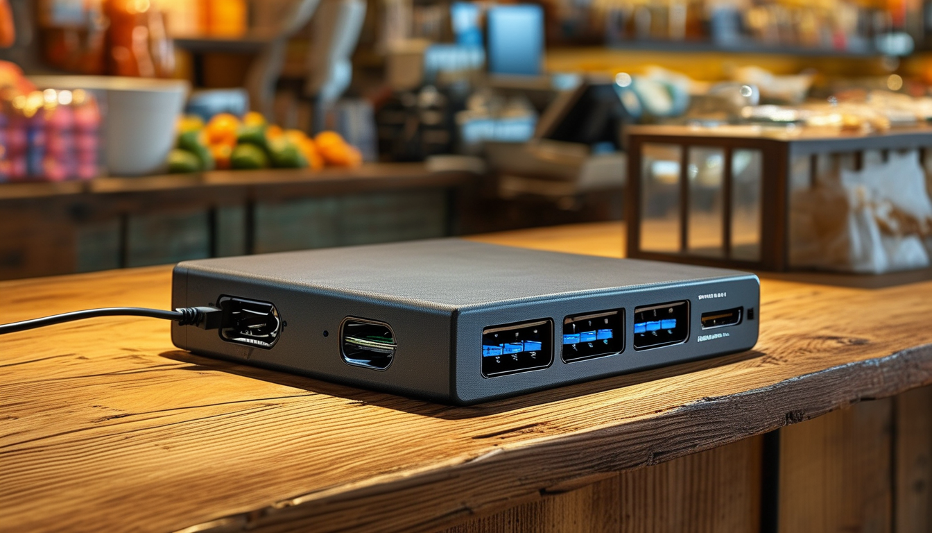 Power Strip With Usb Ports For Retail Stores And Counters