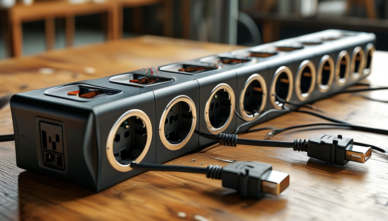 Multi Plug Extension Socket For Device Charging Stations