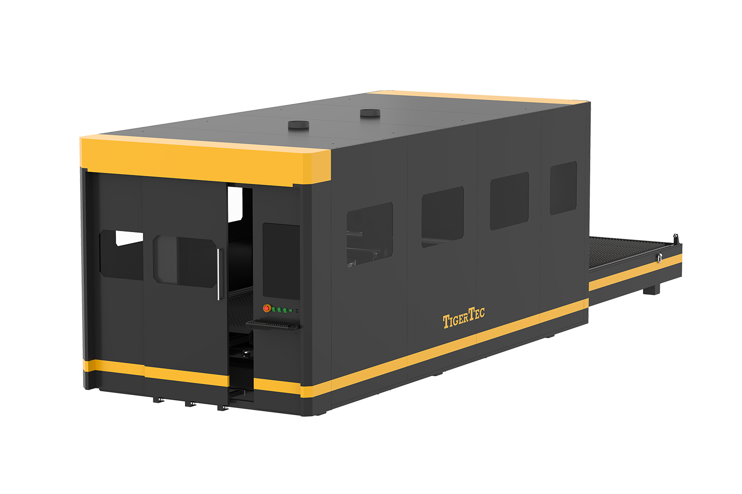 Enclosed Exchangeable Table Laser Cutting Machine