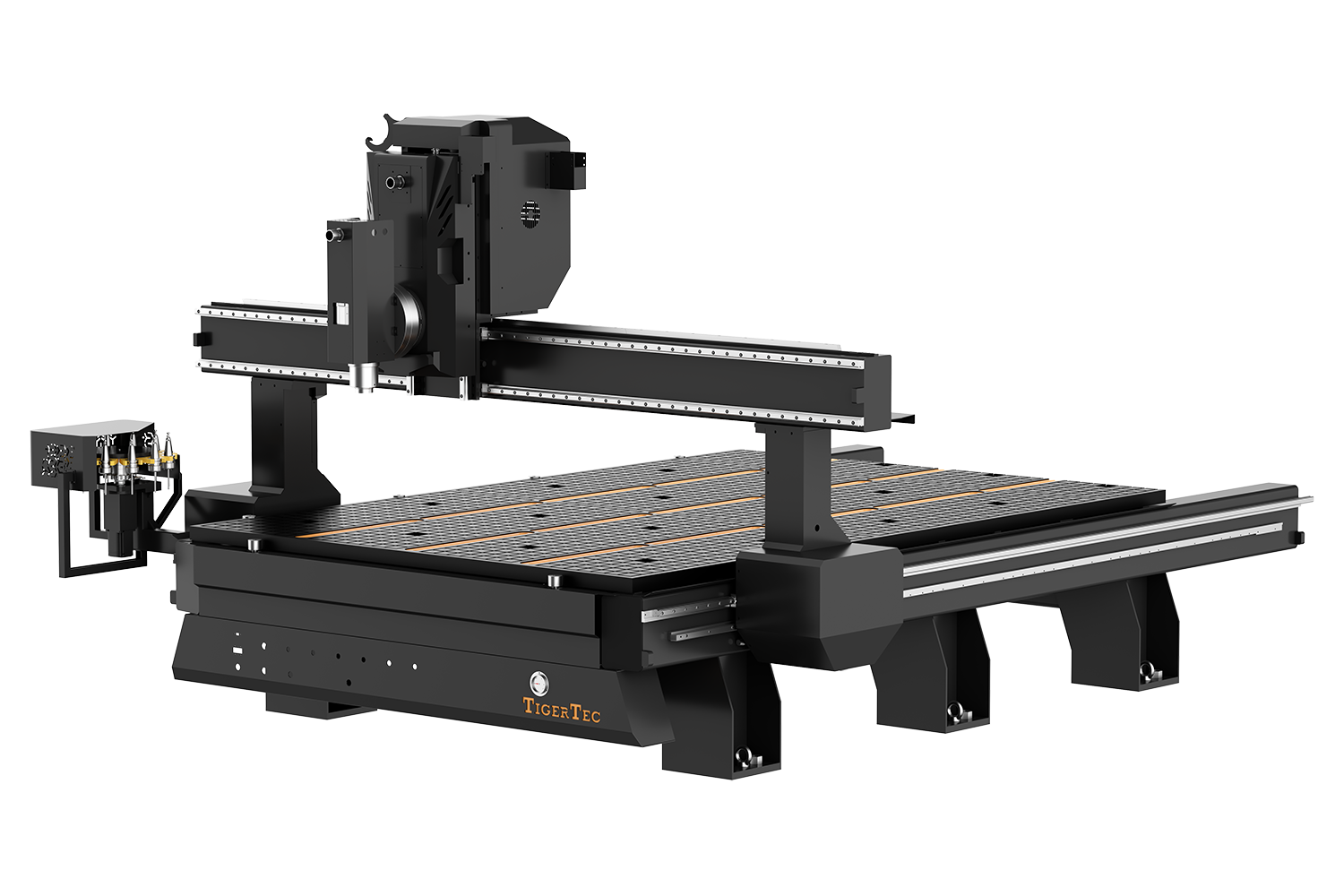 AD Series CNC Router 4-Axis, Spindle Rotate 180°