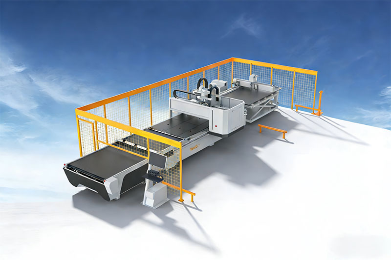 CNC-разкрояващ обработващ център