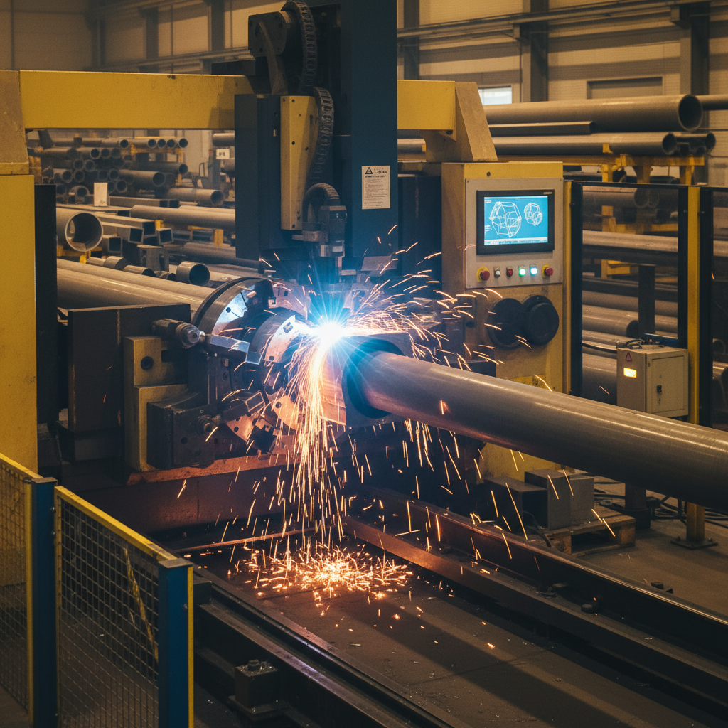 Laser Tube Cutter For Structural Tube And Pipe Cutting
