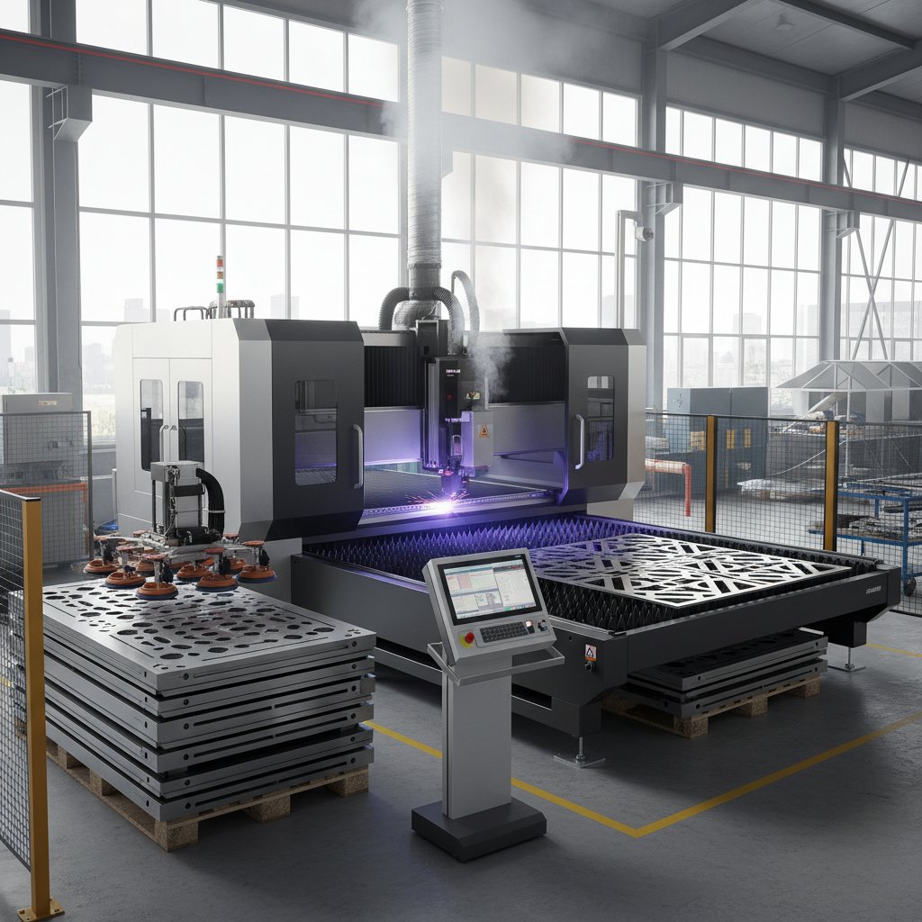 Cnc Fiber Laser Machine For Automated Die And Sheet Cutting