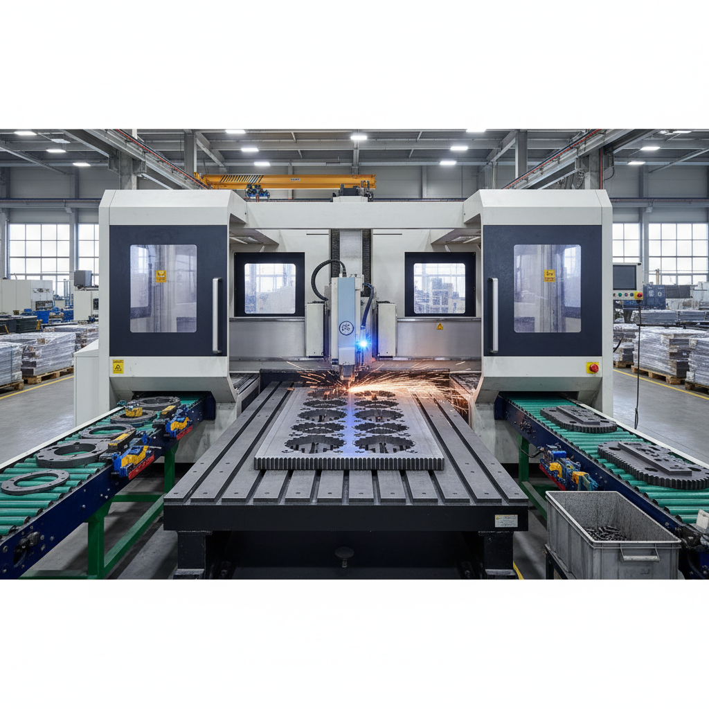 Cnc Machine For Automated Die And Sheet Cutting