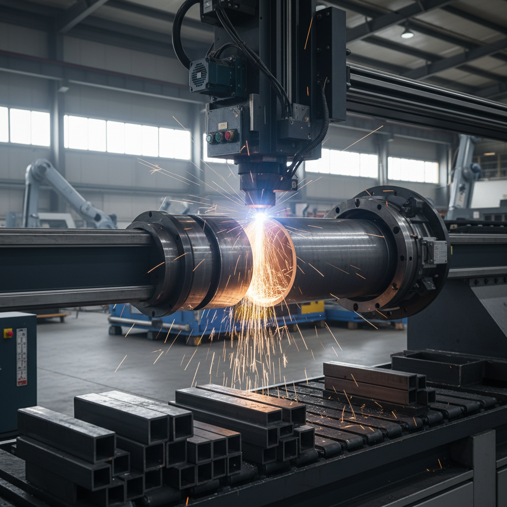 Fiber Laser Pipe Cutter For Structural Tube And Pipe Cutting