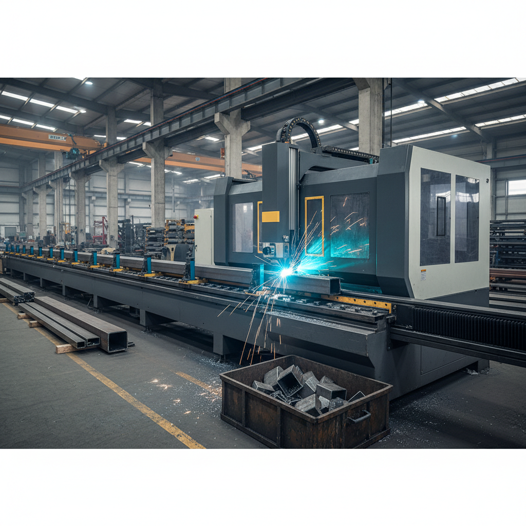 Fiber Laser Cutter For Structural Tube And Pipe Cutting