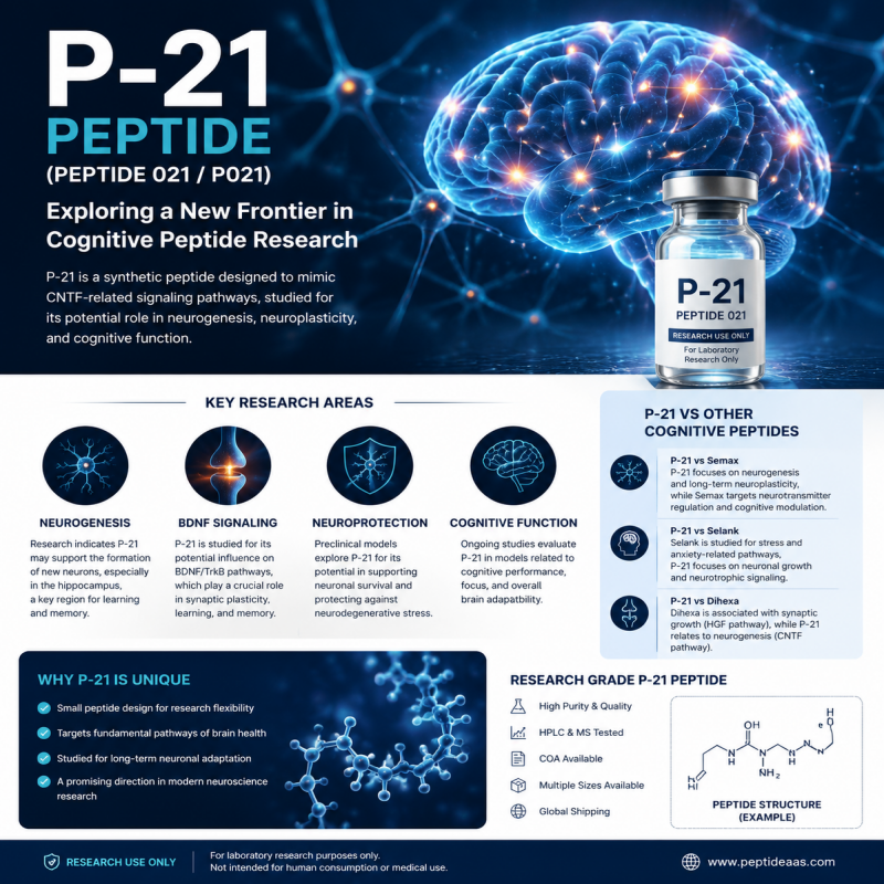 P-21 Peptide (Peptide 021): Exploring a New Frontier in Cognitive Peptide Research