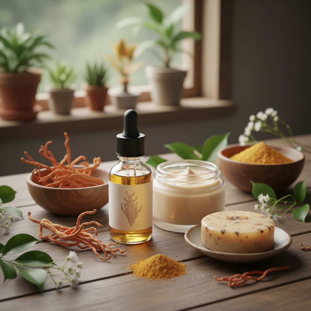 Ekstrakt z kordycepsu do naturalnych produktów do pielęgnacji skóry i urody