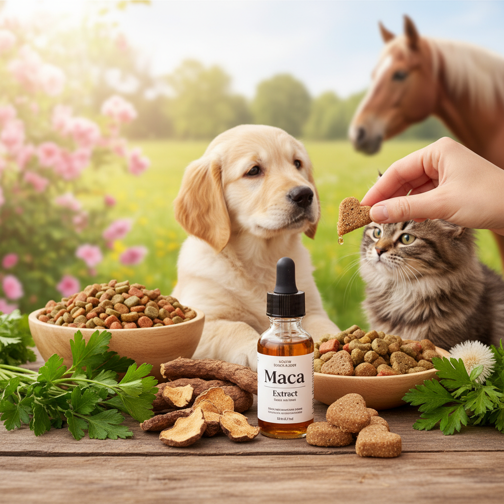 Maca Extract For Natural Pet Health And Animal Care