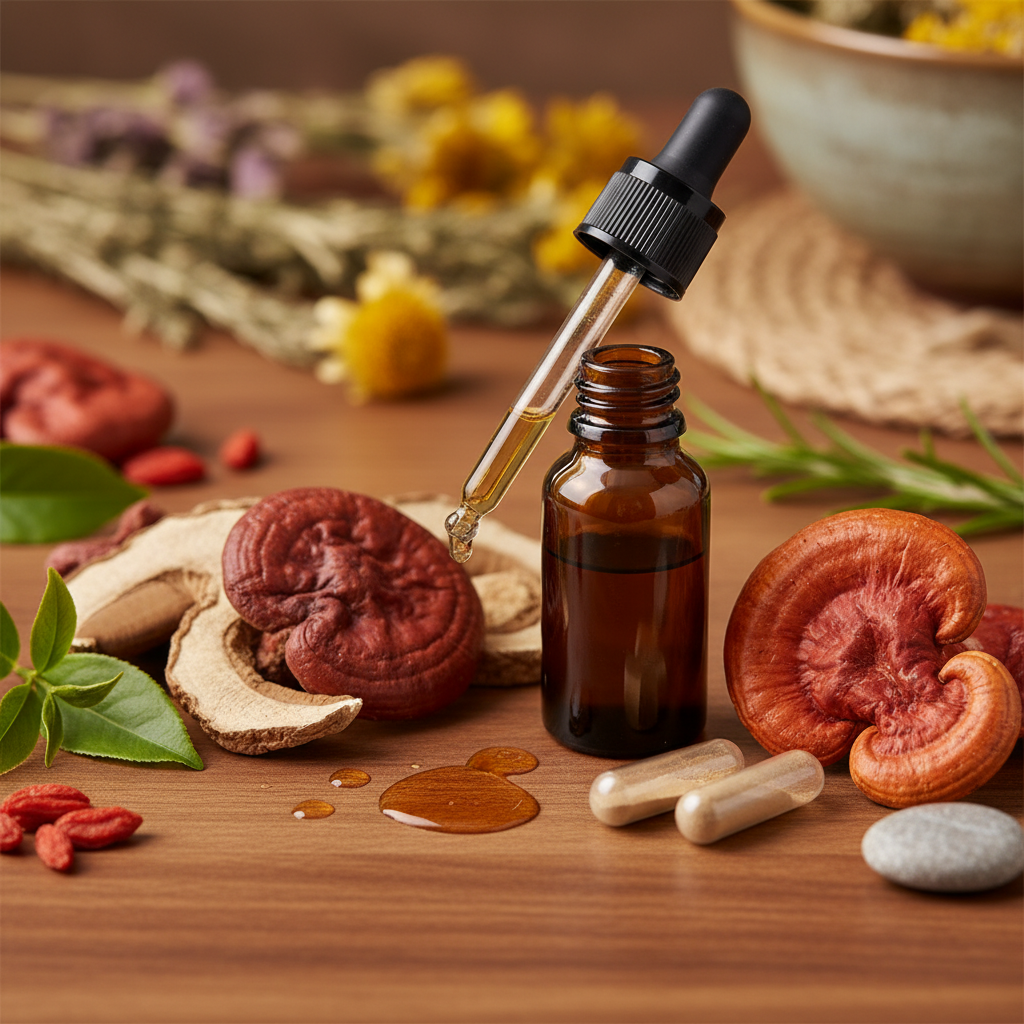 Reishi Extract For Dietary Supplements And Holistic Health