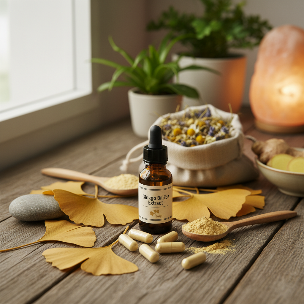 Ginkgo Biloba Extract For Dietary Supplements And Holistic Health