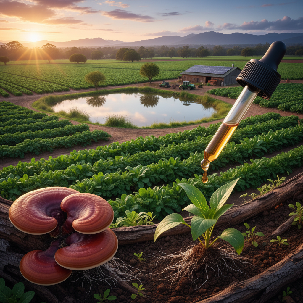 Reishi Extract For Sustainable Agriculture And Farming